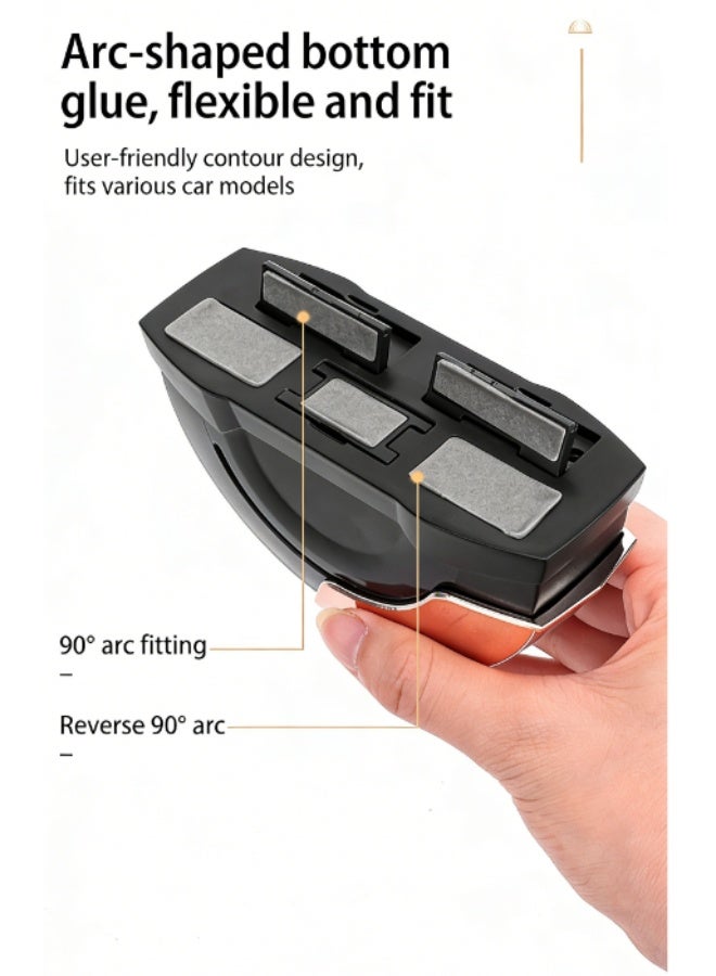 Woofixer Portable Car Ashtray with Lid and LED Light-Automotive Door Pocket Ash Tray,Multi-Use Small Car Trash Can,Interior Auto Supplies - Image 3